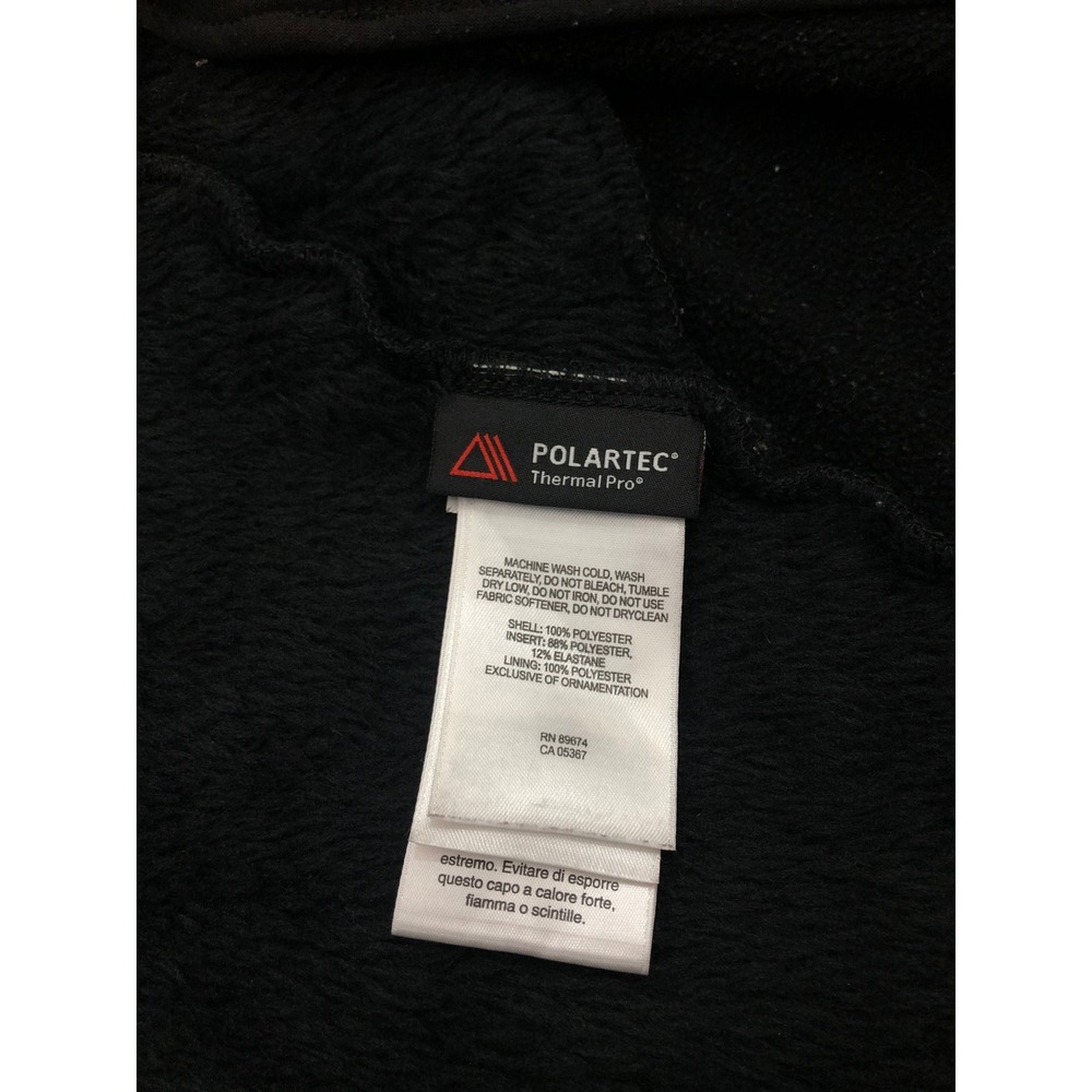Mountain Hardwear Fleece Jacket Womens Medium Black Polartec Monkey Man Style - Picture 7 of 10